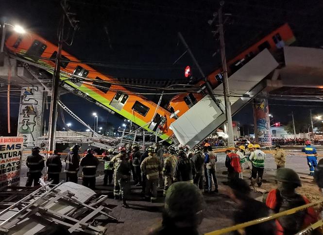 墨西哥首都地鐵軌道橋坍塌事故死亡人數(shù)上升至23人